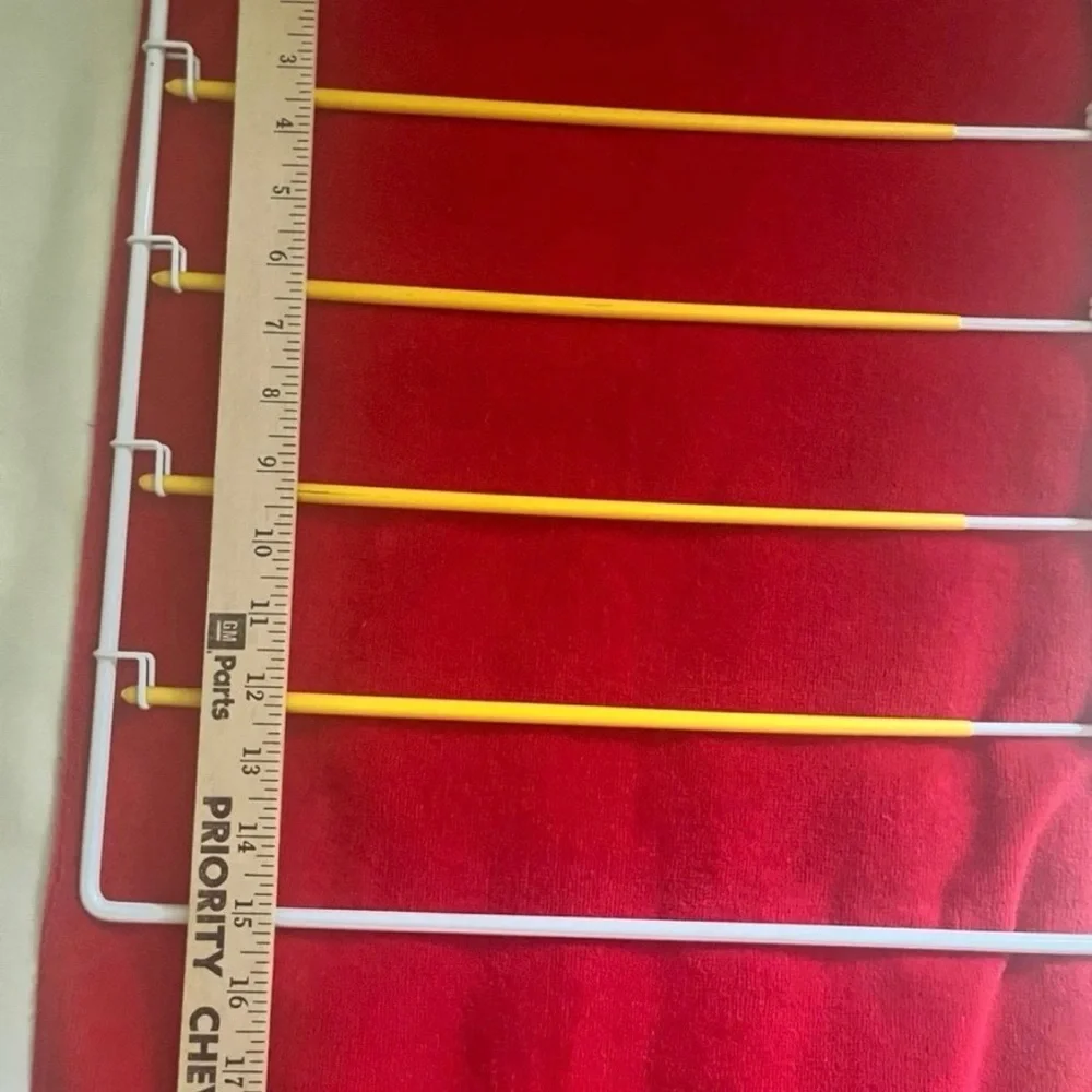Vintage Plastic Coated Metal 5 Tier Pants/ Skirt Hanger